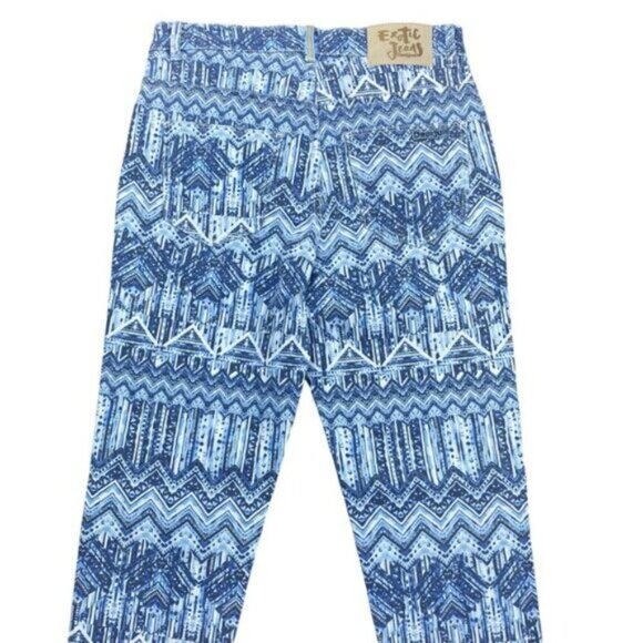 Desigual High Waisted Blue Skinny Jean Womens Size 4 - Picture 7 of 10